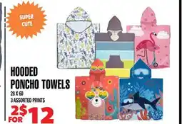 Len's Mill Stores HOODED PONCHO TOWELS offer