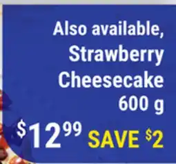 M & M Food Market Strawberry Cheesecake offer