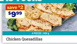 M & M Food Market Chicken Quesadillas offer