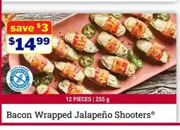 M & M Food Market Bacon Wrapped Jalapeño Shooters offer