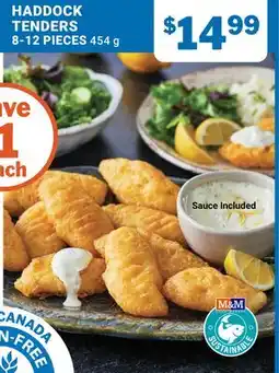 M & M Food Market HADDOCK TENDERS offer