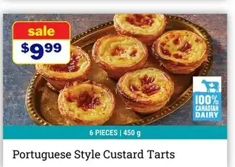 M & M Food Market Portuguese Style Custard Tarts offer