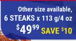M & M Food Market Bacon wrapped fillet mignons offer