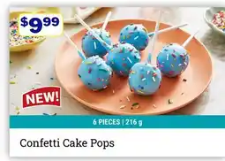 M & M Food Market Confetti Cake Pops offer