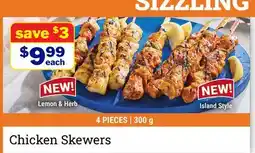 M & M Food Market Island Style Chicken Skewers offer