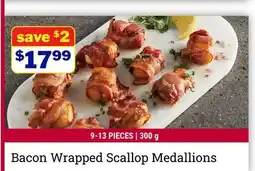 M & M Food Market Bacon Wrapped Scallop Medallions offer
