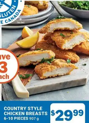 M & M Food Market COUNTRY STYLE CHICKEN BREASTS offer