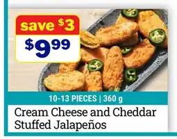 M & M Food Market Cream Cheese and Cheddar Stuffed Jalapeños offer