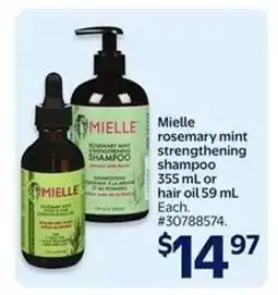 Walmart Mielle rosemary mint strengthening shampoo or hair oil offer