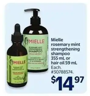 Walmart Mielle rosemary mint strengthening shampoo or hair oil offer