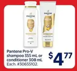 Walmart Pantene Pro-V Shampoo or Conditioner offer