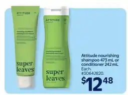Walmart Attitude Nourishing Shampoo or Conditioner offer