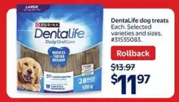 Walmart DentaLife Dog Treats offer