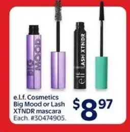 Walmart e.l.f. Cosmetics Big Mood or Lash XTND mascara offer