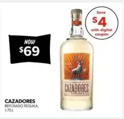 Real Canadian Liquorstore Cazadores Reposado Tequila offer