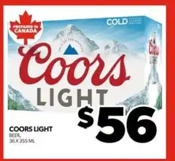 Real Canadian Liquorstore COORS LIGHT offer