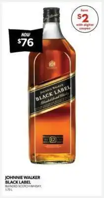 Real Canadian Liquorstore Johnnie Walker Black Label offer