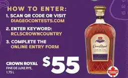 Real Canadian Liquorstore Crown Royal Fine De Luxe Rye offer