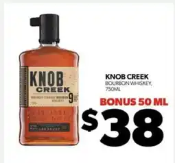 Real Canadian Liquorstore Knob Creek Bourbon Whiskey offer