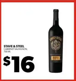 Real Canadian Liquorstore STAVE & STEEL Cabernet Sauvignon offer