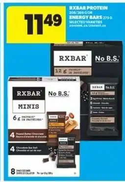 Real Canadian Superstore RXBAR Protein/Energy Bars offer