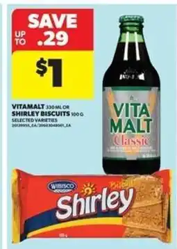 Real Canadian Superstore Vitamalt or Shirley Biscuits offer