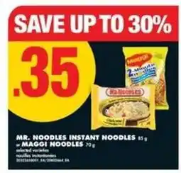 No Frills Mr. Noodles Instant Noodles or Maggi Noodles offer