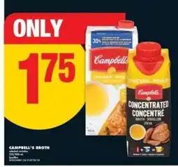 No Frills CAMPBELL’S BROTH offer