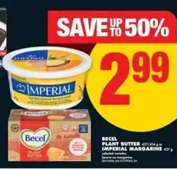 No Frills Becel Plant Butter or Imperial Margarine offer