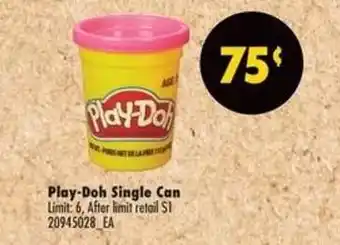 No Frills Play-Doh Single Can offer