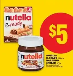 No Frills Nutella B-ready / Hazelnut Spread offer