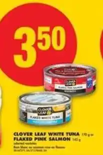 No Frills Clover Leaf White Tuna / Flaked Pink Salmon offer