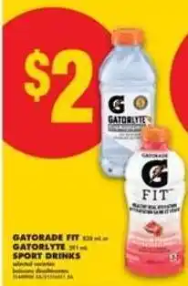 No Frills Gatorade Fit Gatorlyte Sport Drinks offer