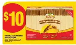 No Frills Tinnel's Jamaican Beef Patties offer