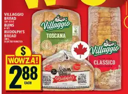 Food Basics Villaggio Bread & Rudolph's Bread offer