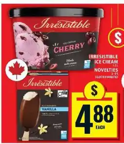 Food Basics Irresistible Ice Cream Novelties offer