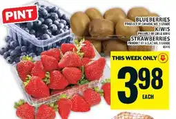 Food Basics Blueberries, Kiwis, Strawberries offer