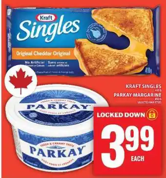 Food Basics Kraft Singles & Parkay Margarine offer