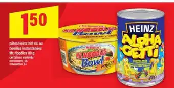 Maxi Heinz Alpha Getti / Mr. Noodles Bowl offer