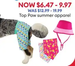 Petsmart Top Paw summer apparel offer