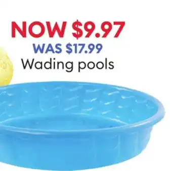 Petsmart Wading pools offer