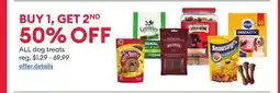 Petsmart ALL dog Treats offer