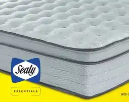 Leon's Sealy Essentials Remy II Firm Eurotop Queen Mattress offer