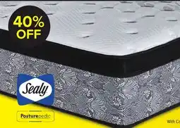 Leon's Sealy Posturepedic Correct Comfort III Firm Eurotop Queen Mattress offer