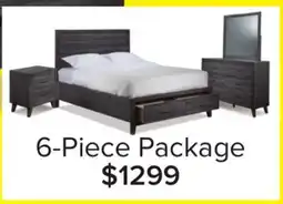 Leon's Miller 6-Piece Queen Storage Bedroom Package - Grey offer