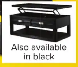 Leon's Manila 48 Lift-Top Coffee Table - Black offer
