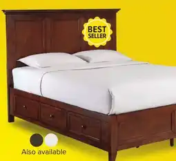 Leon's San Mateo 3-Piece Queen Storage Bed - Tuscan offer