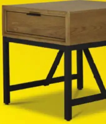 Leon's Feeling Connected - Newport 24 End Table - Oak and Black offer