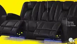Leon's San Antonio Dual Power Reclining Sofa offer