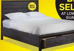 Leon's Miller 3-Piece Queen Storage Bed - Grey offer